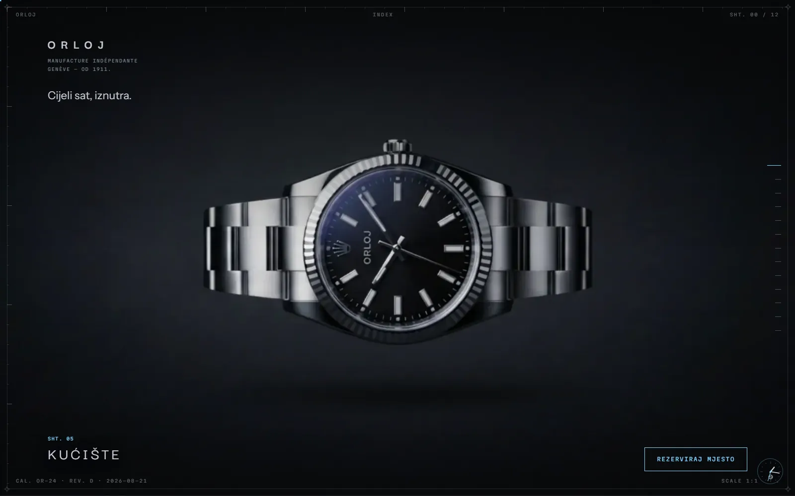 Pregled stranice ORLOJ
